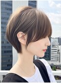 センターわけボブ　ふんわりカール　サイドバング　大場猛