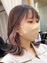 ロンドシエル 横浜(Lond ciel)&nbsp;大人イヤリングカラーくびれミディ×ピンクベージュ