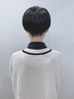 モリオフロムロンドン 松戸店(Morio from London)&nbsp;【松戸 岩口】シースルーバング黒髪マッシュショート