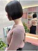 ボブ×地毛風ストレート