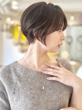 ロンドエニカ 大宮(Lond enika) 切りっぱなしボブエアリーロング美髪ピンクブラウン[大宮]