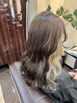 キャラ 池袋本店(CHARA)&nbsp;淡色好きさん必見！ミルクティーベージュ【インナーカラー】