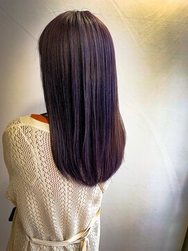 ライフ 忍ケ丘店(Lyfe) ラベンダーロング_フェミニンロングダークアッシュ_302