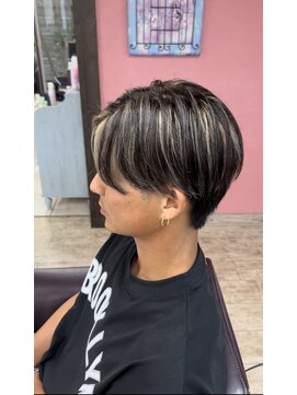 Yoshiつね さくら店 メンズハイライトカラー