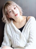 【SeeK NEXT島貫】シルバー×きりっぱボブ