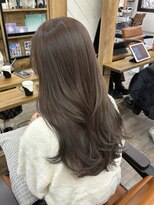 ナンバー アンフィール 渋谷(N° anfeel) 髪質改善透明感くすみベージュ赤み消しカラー