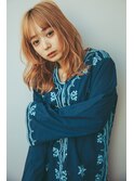 ハイトーンベージュカラーレイヤーカット