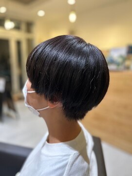ネモトヤニーゴーマルマル(NEMOTOYA2500) ダークラベンダーのハンサムショート