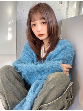 ボンドストーリーホワイト(BondStory White) レイヤーカット/韓国ヘア/ブラウンカラー