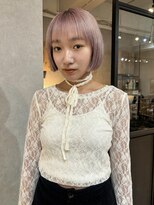 フェリア 梅田(FERIA)&nbsp;ペールピンク×ミニボブ