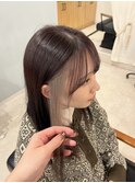 インナーカラー/ホワイトミルクティー