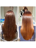 超高濃度水素プレミアムエイジングケアストレート#縮毛矯正