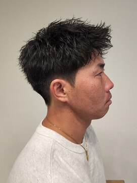 ニアウ 伊勢崎連取店(Niau) アップバングスパイキーショートツイストスパイラルパーマ