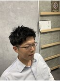 ショートピンツイストパーマ