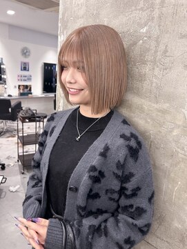 キング 高槻(K!ng) 縮毛矯正髪質改善ハイライトレイヤーカット高槻美容室エクステ