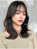 大人可愛い/ワンカールレイヤーカット/ネビージュ/ボブルフ/小顔