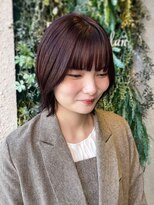 リサプラン(RISA plan)&nbsp;切りっぱなし/外はねボブ/暖色カラー/イエベカラー/髪質改善
