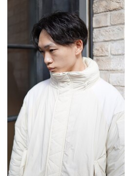 メロン 恵比寿(MERON) 【奥村】メンズ×パーマ×センターパート×スパイラル［恵比寿］