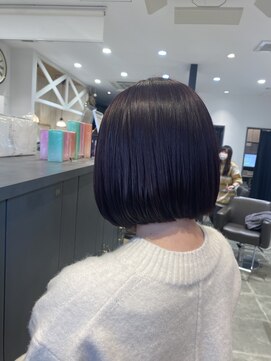 コスタ オブ リシェール(The COSTA of RICHAIR) ボルドーカラー/暖色ブラウン/タッセルボブ/ボブ/越谷美容室