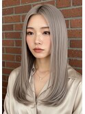 髪質改善センターパートレイヤーストレート顔周りレイヤー