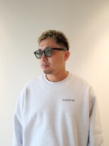 プールサイド(POOLSIDE)&nbsp;スパイキーショート スパイキークロップ 根本外し 金髪 福岡