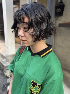 エヴリンアンドペイジ(Evelyn&paige) ミニボブ/ニュアンスパーマ