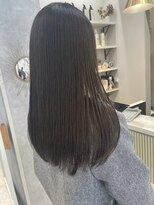 ポジ(poji)&nbsp;髪質改善カラー　艶カラー　ブラウンカラー　ミディアム