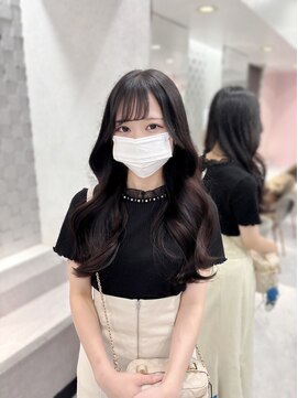 ジーナ 名駅(XENA.) 《chii》ワンホンヘア/レイヤーカット/顔まわり/レイヤーロング