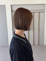 ローレンアオ(LOREN AO)&nbsp;【LOREN AO】ミルクティーベージュ/ボブ/ブリーチ/ダブルカラー