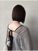 切りっぱなしボブ