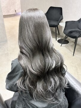 エースヘアー(A.hair) アッシュグレージュ/ブルーグレージュ/レイヤーカット/髪質改善