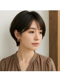 美フォルムショートボブ 20代 30代 40代 50代 60代 髪質改善