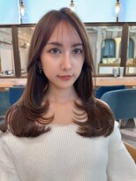 ロンドアベニール 北千住(Lond avenir)&nbsp;ミディアムレイヤーカット/レイヤー/顔周り/韓国/髪質改善北千住