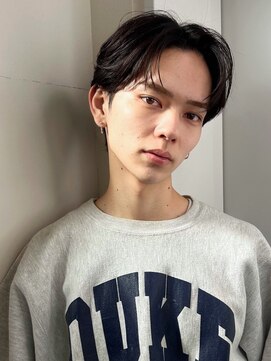 ポーチバイハニー オモテサンドウ(PORCH by HONEY omotesando) フェザーセンターパート/センターパートショート/ツーブロック1