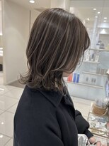 Toki. 髪質改善特化サロン-shiki- 戸塚 人気のグレーページュハイライト/自髪ぼかしも可能