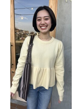 トエカグヤヒメ(toe kaguyahime) 外国人風ワンレンボブ