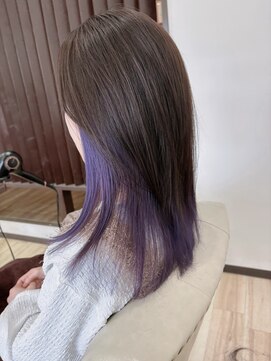 リードヘアーバイバンプ(Lead Hair by vamp) #インナーカラー#パープル