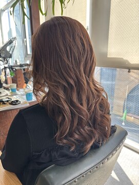 ヘアメイク デザート(HAIR MAKE DESART) 木村法子【ハイレイヤー×クリーミーベージュ】