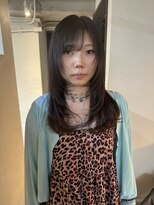 ソイ 下北沢(soi) 顔まわりレイヤー×ダークブラウン