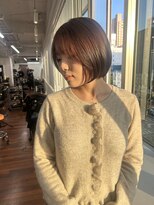 クシュ(cuchou) 大人可愛い似合わせボブ 岡山 岡山駅 カラー ショートボブ