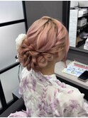 ゆるふわサイドシニヨン