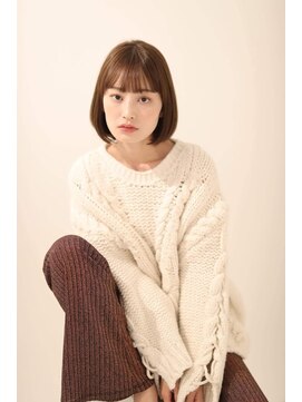 ソワン ドゥ ブレス 立花店(soin de brace) お手入れ楽チン♪ナチュラルひし形ショートボブ★/小顔