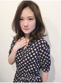 ひし形ミディ◇髪質改善パーマでツヤ☆大人女子におすすめ◎