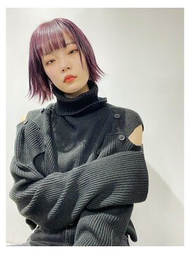 スティードトーキョー(Steed Tokyo) pink lavender × cut off bob【Steed/立川】