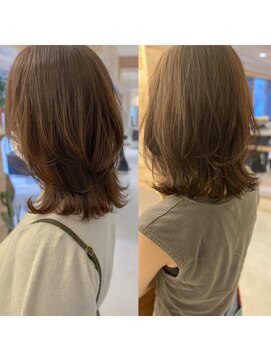 チョビー 銀座(chobii) 道村/イルミナカラー/グレージュカラー/ハイライト