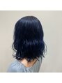 アンアンアヴェダ 沖縄ライカム店(anan aveda)&nbsp;色落ちまで綺麗！ダブルカラーで作るネイビーブルー