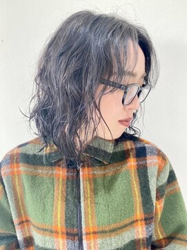 フォーク FOLK 【FOLK】透明感カラーハイライト☆簡単ナチュラルパーマ♪