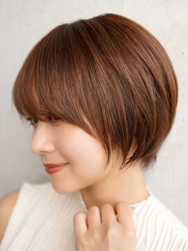 ラフィスヘアー シャルム 渋谷店(La fith hair charme) 【La fith】チョコレートブラウン×丸みショート