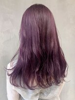 アイティーバイアルバム 藤沢店(IT by ALBUM)&nbsp;ラズベリーカラー_外ハネボブセクションカラー_ba397361