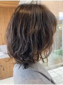 ボブ×デジタルパーマ